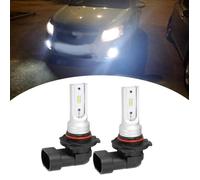 Qiilu perles de phare blanches HB3 72W 6000K 2pcs 9005 HB3 72W 6000K ampoule de phare blanc LED antibrouillard perles avec décodage