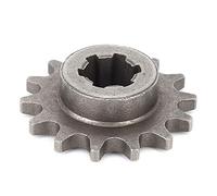 Qiilu Pignon de boîte de vitesses de moto en métal Pignon de boîte de vitesses pour VTT 2 temps 47 ml 49 ml quad dirt bike mini moto (14 dents)