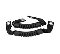 Qiilu Poignée D'appui-tête de Voiture 2 Pièces Ensemble de Poignées de Maintien D'appui-tête de Siège Arrière de Voiture avec Trou pour 1995-2017(le noir)