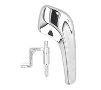 Qiilu Poignée de porte intérieure droite, Poignée de Porte Intérieure Droite avec Bielle en Métal + ABS 13297814 Remplacement pour Vauxhall CORSA 2006-2016