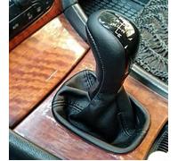 Qiilu Pommeau de levier de vitesse Couvercle de soufflet de levier de vitesse à 6 vitesses pour Mercedes Benz W203 S203