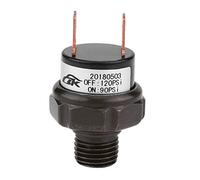 Qiilu pressostat compresseur Commutateur de Commande de Pression d'air, commutateur Automatique de compresseur d'air de Voiture Universelle de 12V(90-120 PSI)