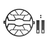 Qiilu Protecteur de Phare de Moto Couvercle de Grille de Protection de Moto avec Vis de Support Acier Inoxydable Pour XSR700 XSR900 2016-2021