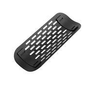 Qiilu Protection Silencieux Moto, Couvercle de Anti-Plaque chauffante Bouclier Thermique de Tuyau Silencieux d'Échappement de Moto, Couvercle D'isolation Thermique Universelle de Chaleur (noir)