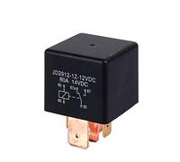 Qiilu Relais, DC 12V 80A Relais Multifonction Résistant AMP Split Charge 5 pignons Automobile Van Boat Truck Relay