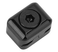 Qiilu Repose-flèche Drop Away - Boucle de serrage en alliage d'aluminium - Clip de fixation en métal - Bouton de réglage pour arc à l'arc - Noir