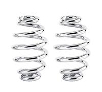 Qiilu Ressort de Siège 1 paire Ressort Solaire en Acier de 3po pour Chopper Bobber Moto(Argent)…