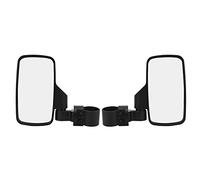 Qiilu Rétroviseur Latéral, Paire de Rétroviseur Latéral ATV UTV Réglable avec Grand Remplacement de Vision pour Kawasaki Mule