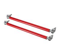 Qiilu Support de séparateur avant, 1 paire de barre de support de pare-chocs avant de voiture de 20 cm, tige de support de Modification de voiture(rouge)