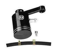 Qiilu tasse d'huile de frein de moto, tasse d'huile de réservoir de réservoir de fluide de maître-cylindre d'embrayage de frein de moto pour noir