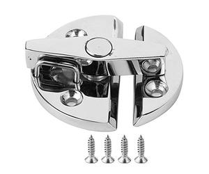 Qiilu Verrou de loquet à Bouton tournant, loquet à Bouton tournant, Verrouillage du loquet de Rotation pour Accessoires de quincaillerie Marine de hayon d'armoire de Porte de Bateau