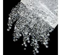 Qiipii Lot de 620 strass en r sine transparente de 6 mm, pierres dos plat, en vrac, SS30, diamants transparents, breloques, fournitures pour on