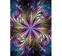 Qijinn 5D Diamond Art Painting Kit,Datura flower diamond art Kits for Adults,DIY Square Full Drill Diamond Painting Rhinestone Canvas Embroidery Craft for Home Wall Decor Gifts 90x110 cm