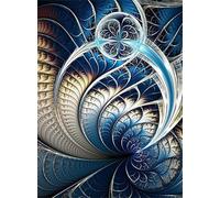 Qijinn 5D Diamond Art Painting Kit,Fantasy Window Flower diamond art Kits for Adults,DIY Round Full Drill Diamond Painting Rhinestone Canvas Embroidery Craft for Home Wall Decor Gifts 100x130 cm