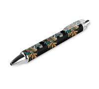 QIJIUU Koala Bear and Books Stylo à bille rétractable avec corps rond Noir 0,5 mm