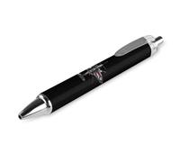 QIJIUU Spitfire - Stylo à bille rétractable à encre noire - Motif avion britannique emblématique de la Seconde Guerre mondiale - Pour homme et femme - Fournitures de bureau