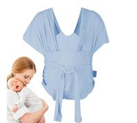 Qikam Porte-bébé, porte-bébé - Porte-bébé hybride ergonomique - Enveloppement de bébé en tissu extensible doux pour bébés plus âgés, porte-bébé pour la santé des hanches