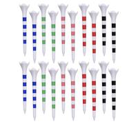 Qikam Tees De Golf pour Hommes | 20 Pièces Outil d'Entraînement pour Le Golf - Tees de Solides - pour Débutants Amateurs Retraités Maris Pères Petits Amis Club Terrain De Practice Salles De
