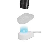 Qikfresh Housse silicone pour station Philips type HX6100 | Housse hygiénique réutilisable pour station de charge de brosse électrique - compatible charge - transparent givré