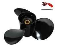 QIKIRUO Pour Suzuki 60hp-140hp hélice OEM mise à niveau 13 3/4x13,13 1/2X15,13 1/4X17,13X19,13 3/4X15,13 1/4X17,14X13 hélices hors-bord en aluminium, 13 dents, pressées dans un moyeu en caoutchouc