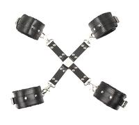 QiKKago ̣ σ α À La Mode Et Polyvalent, Bracelet De Cheville En Cuir Noir, Allumez Le Charme De Vos Pieds ! -U006