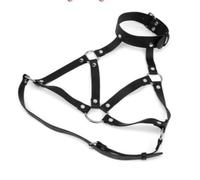 QiKKago ̣ σ α Bracelet Élégant En Cuir Noir - W004