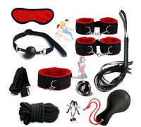 QiKKago ̣ σ α Ensemble De Sport en Nylon Rouge De 10 Pièces, Expérience Unique