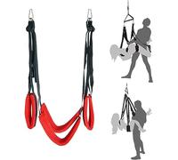 QiKKago ̣ σ Balançoire en Nylon Rouge, Se Balançant Librement ! -Y009