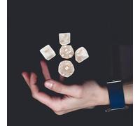 QiKKago ̣ σ Dés en Plastique Blanc pour Un Jeu Plus Excitant ! -U008