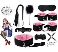 QiKKago ̣ σ Ensemble en Nylon Rose Tendance De Dix Pièces pour Créer Un Superbe Match, Un Cadeau Original pour Hommes Et Femmes