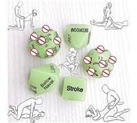 QiKKago ̣ σ Jeu De Dés Phosphorescents, Illuminez Le Plaisir Du Jeu, Un Cadeau Original Pour Les Hommes Et Les Femmes.