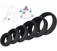QiKKago ̣ σ Lot De 6 Bagues En Silicone De Différentes Dimensions, Cadeau Original Pour Hommes Et Femmes !