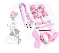 QiKKago 10 PièCes en Cuir pour L'éQuilibre, pour Le Confort Et La Protection (Rose), Cadeau pour Couple-Q