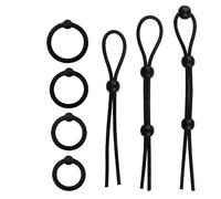 QiKKago 4 Tailles DifféRentes De Cordes + 4 Accessoires De Bracelet à Points De Polka pour AméLiorer L'Endurance Et AméLiorer Les Performances Durables, Cadeau De Couple - H6