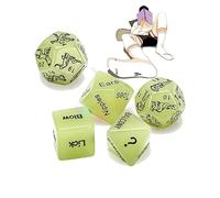 QiKKago 5 Multifonctions Multi - Motif Guidé Vert Plastique LéGer Jeu DéS, Fitness Sport Game Party Accessoires - K13