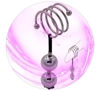 QiKKago Accessoire De Bague De Fitness Multi-Taille en Acier Inoxydable pour Une Utilisation à Long Terme - Cadeau De Couple - Z1 (Double Bille + 40mm)