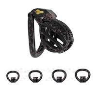 QiKKago Accessoire De Cage De Fitness Noir avec 4 Anneaux De Taille DifféRente pour AméLiorer L'Endurance Et La Force Musculaire- H9