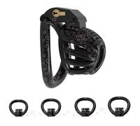 QiKKago Accessoire De Cage De Fitness Noir avec 4 Anneaux De Taille DifféRente pour AméLiorer L'Endurance Et La Force Musculaire- H9