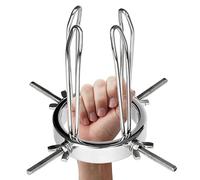 QiKKago Accessoire D'EntraîNeur D'éTirement en Acier Inoxydable Multifonctionnel 4 CôTéS, Taille D'Ouverture RéGlable, Cadeau De Couple - K + 6