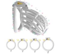 QiKKago Accessoires De Cage De Sport en RéSine Blanche, Petit éQuipement De Sport D'IntéRieur, Accessoire De Boucle De Verrouillage De Taille 4 (L) - H11