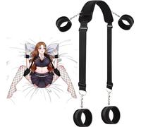 QiKKago Accessoires De Fitness en Nylon Doux Noir à La Mode Classique, EntraîNement De Force Concentré pour Les Mains Et Les Jambes, ExpéRience De Transpiration Intense - D10