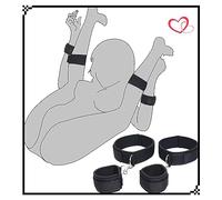 QiKKago Accessoires D'EntraîNement pour La Chambre à Coucher, Sangles en Nylon pour Les Jambes Et Les Poignets, Aide à L'EntraîNement pour Le Yoga-Q