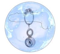 QiKKago Bague De 4 Perles PerforéE De PréCision De 25mm avec Boule D'EntraîNement en Acier Inoxydable De 25mm - Accessoire Exclusif pour L'EntraîNement De Force des Hommes (1 Boule) - Y14.4