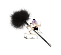 QiKKago BâTon De Plumes Noir pour Soulager Les Douleurs Musculaires Dues Au Stress Sportif, éQuipement d'exercice De Fitness - K22