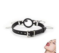 QiKKago Black Charm - Collier En Cuir Texturé, Fashion Trend Accessories-Z