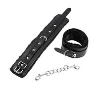 QiKKago - - - Bracelet élégant En Cuir Noir, Pour Montrer Le Charme De Votre Personnalité ! Un Cadeau Original Pour Les Hommes Et Les Femmes