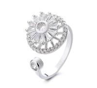 QiKKago Brillante Et Étincelante, Cette Bague Délicate Interprète Un Style Élégant.-Q