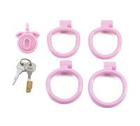 QiKKago Cage De Protection Rose, éQuipement De Fitness De Taille RéGlable pour Les Voyages Et L'EntraîNement IntéRieur/ExtéRieur - A - H2
