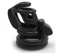 QiKKago Cage SpéCiale Courte Noire pour Une Durabilité Accrue avec 4 Anneaux pour Une Durabilité Accrue, Cadeau pour Couple, H14