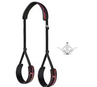 QiKKago Classic Black Red Nylon Indoor Sport Fitness Band pour Jambes Et Cou, Riche en FonctionnalitéS, Cadeau pour Les Couples - D15